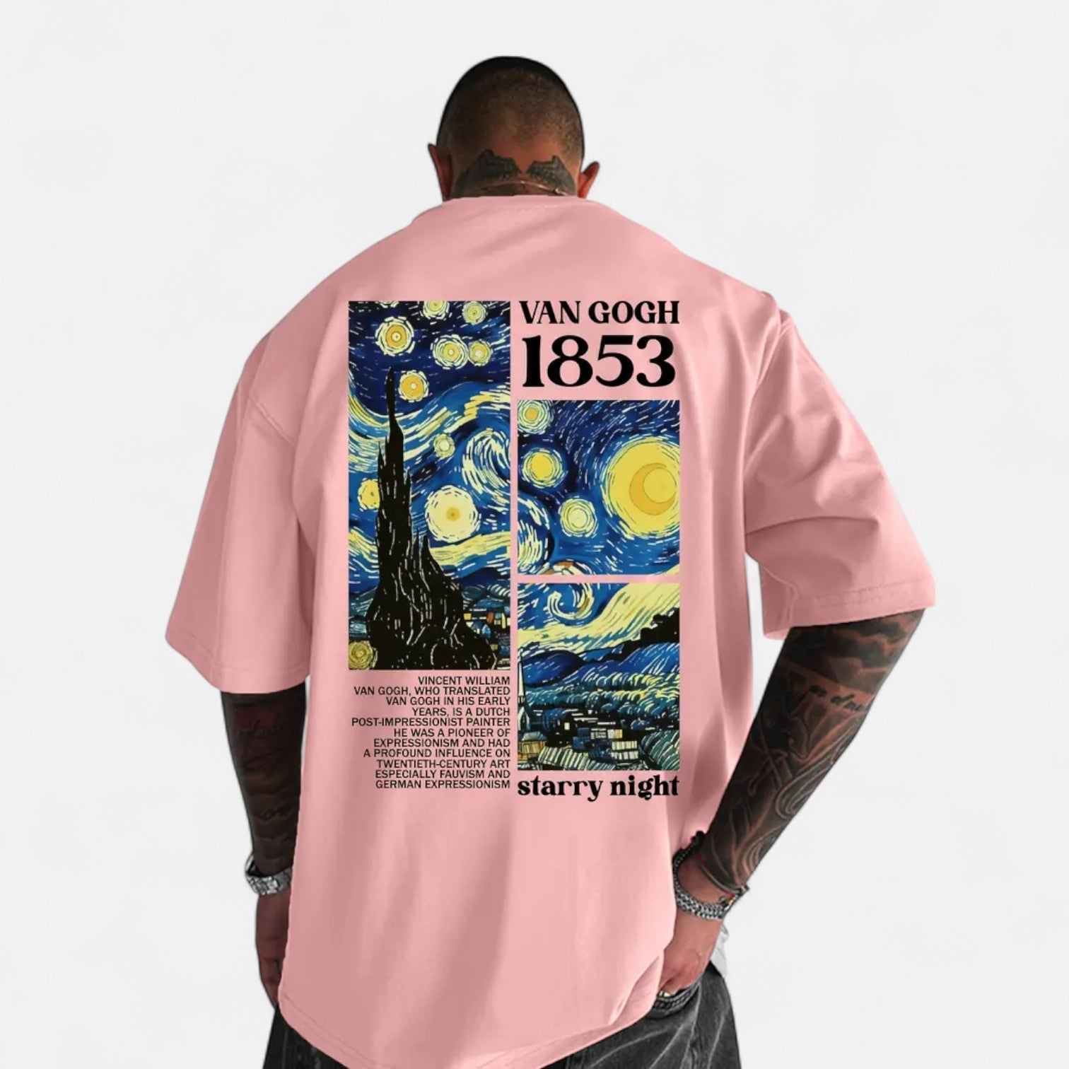Kozori | Men’s Van Gogh Starry Night Tribute Street Tee