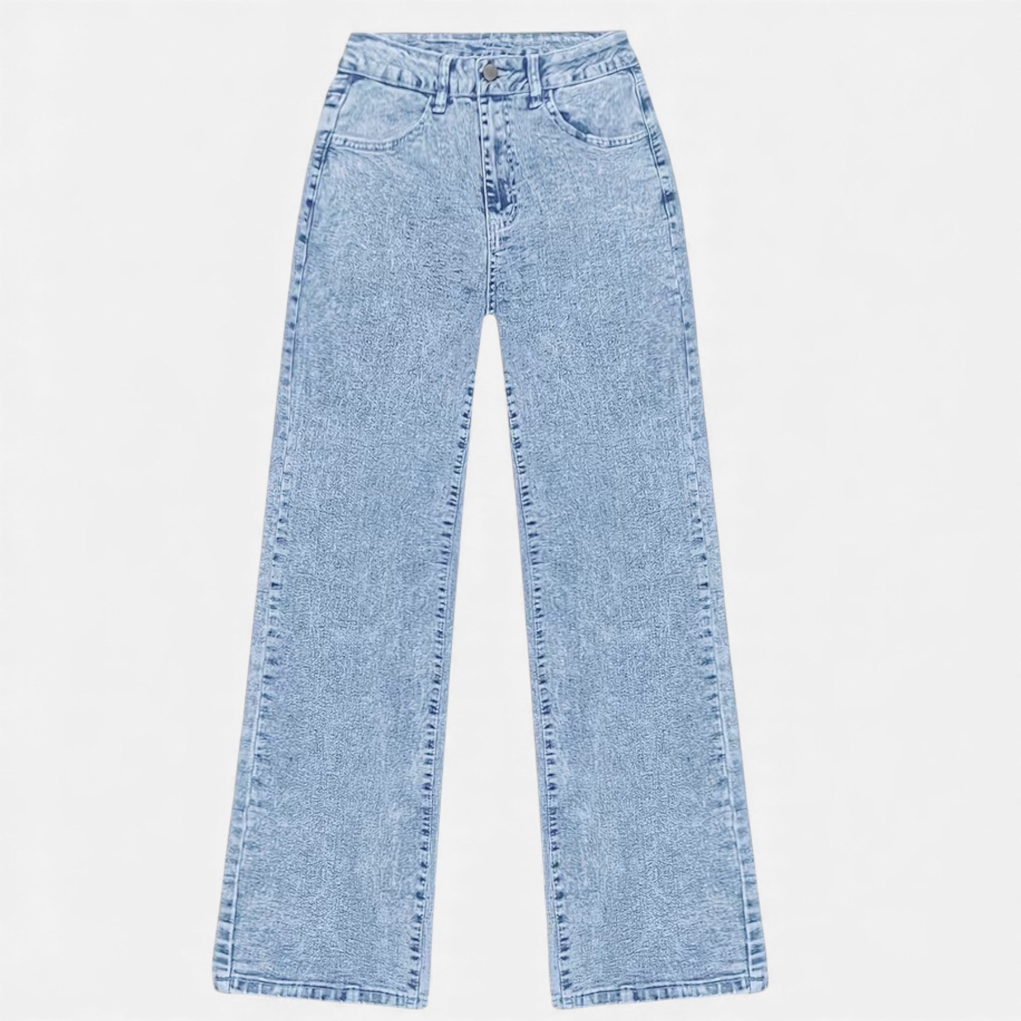 Kozori | Women’s Light Blue Straight-Leg Denim