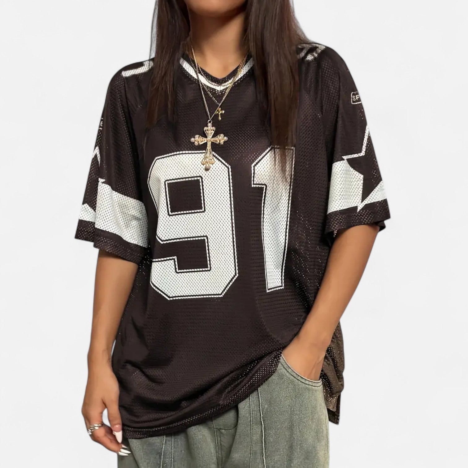 Kozori | Women’s ’91 Graphic V-Neck Tee