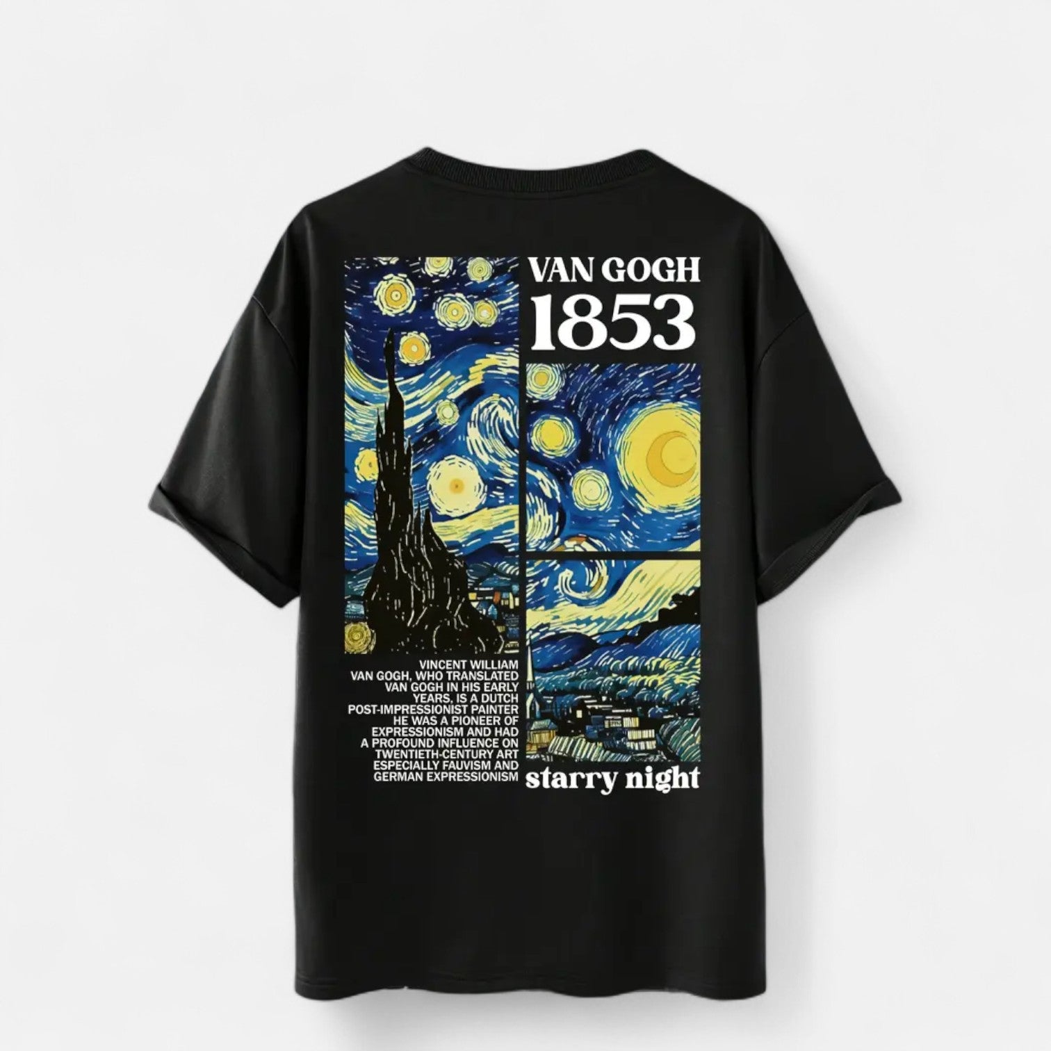 Kozori | Men’s Van Gogh Starry Night Tribute Street Tee