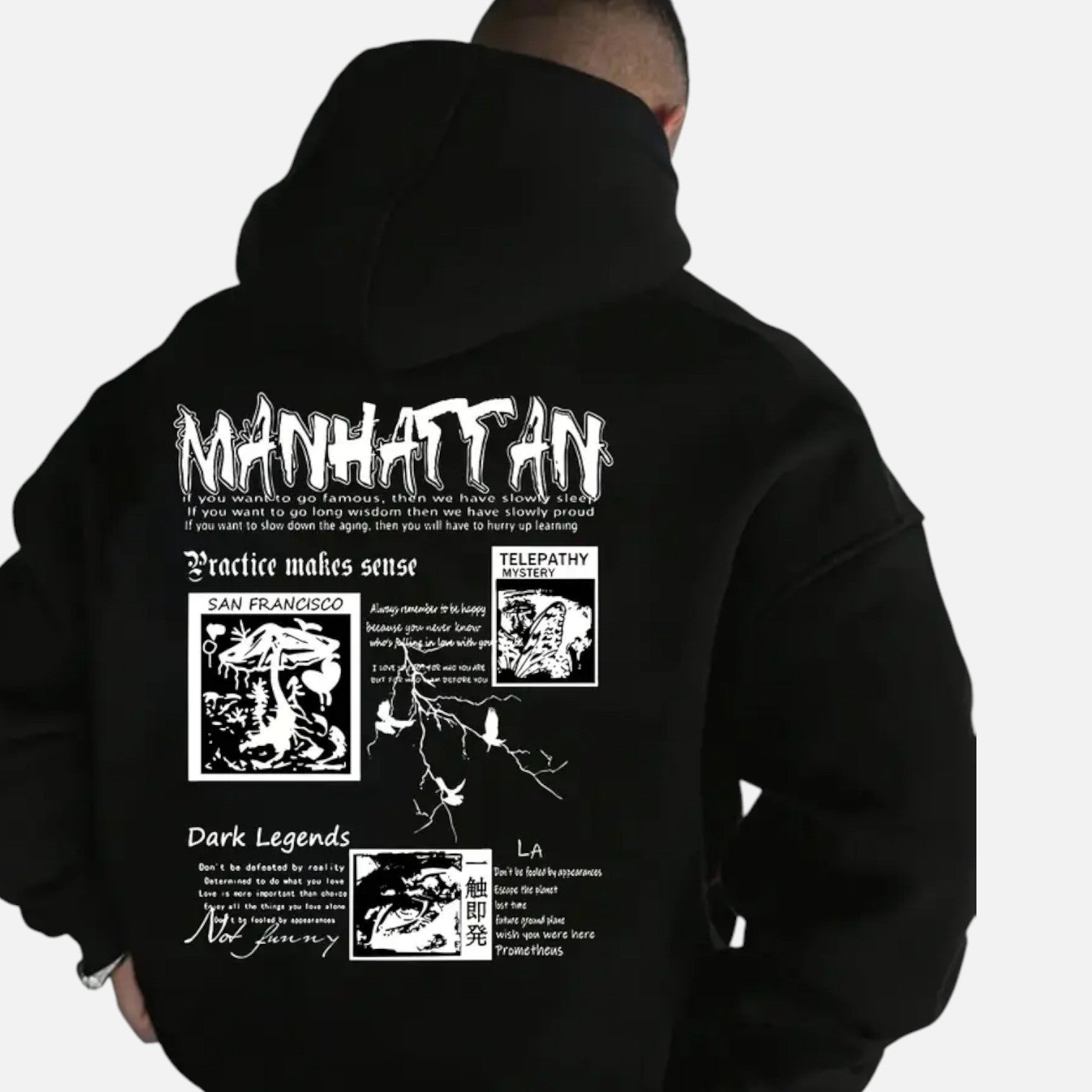 Kozori | Manhattan Graphic Street Hoodie