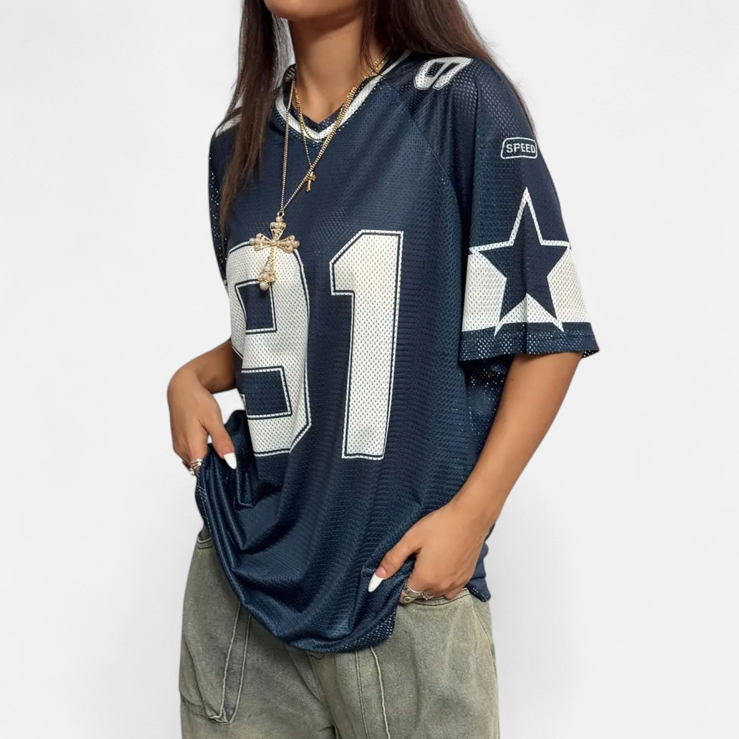 Kozori | Women’s ’91 Graphic V-Neck Tee