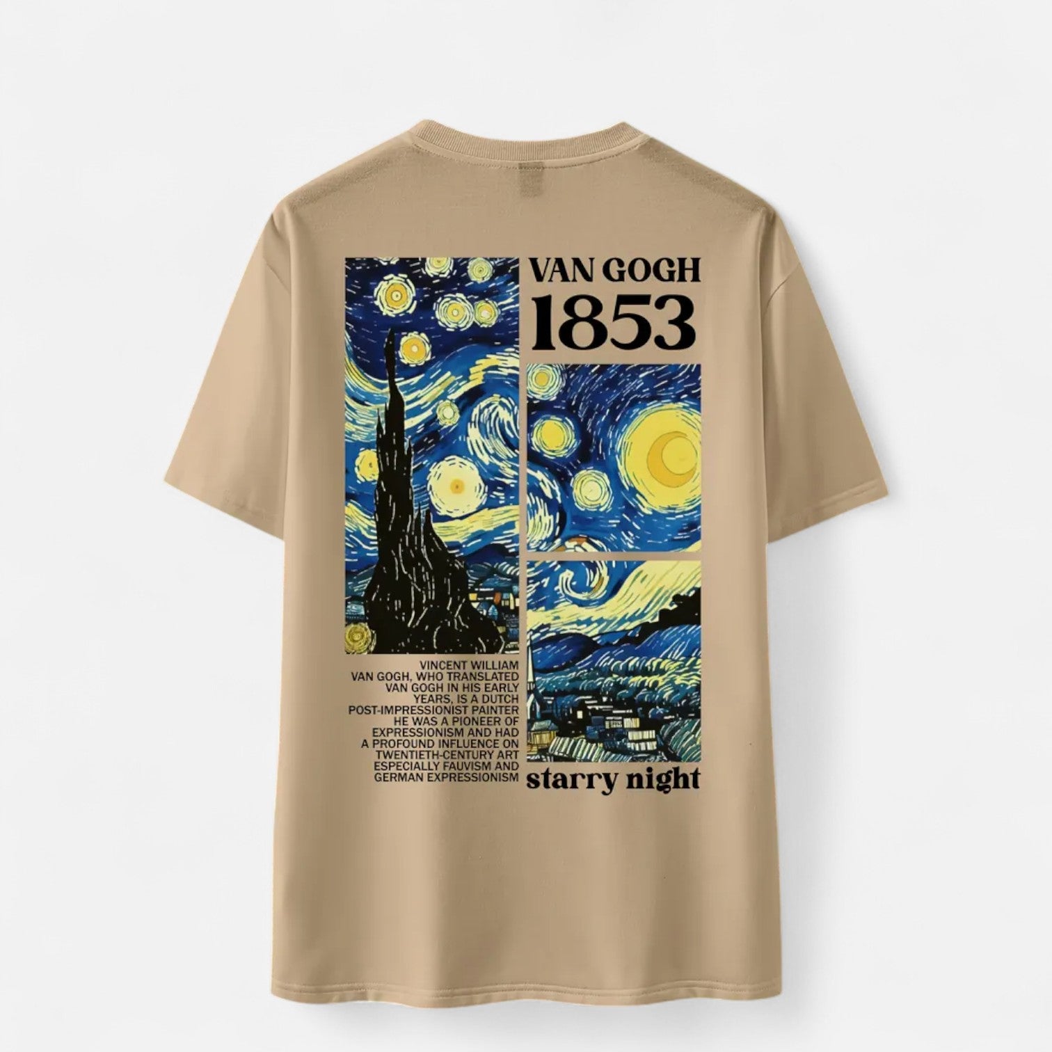 Kozori | Men’s Van Gogh Starry Night Tribute Street Tee