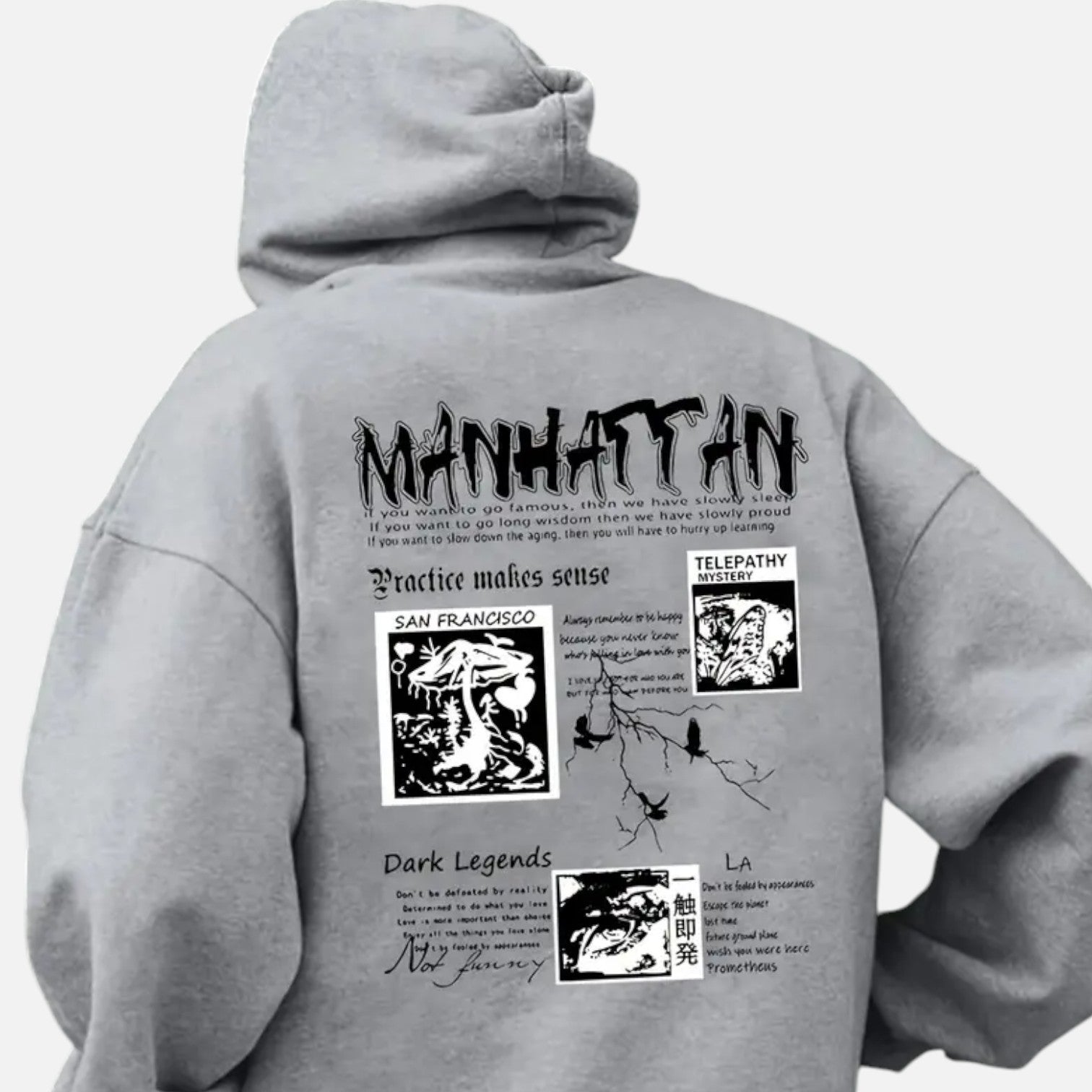 Kozori | Manhattan Graphic Street Hoodie