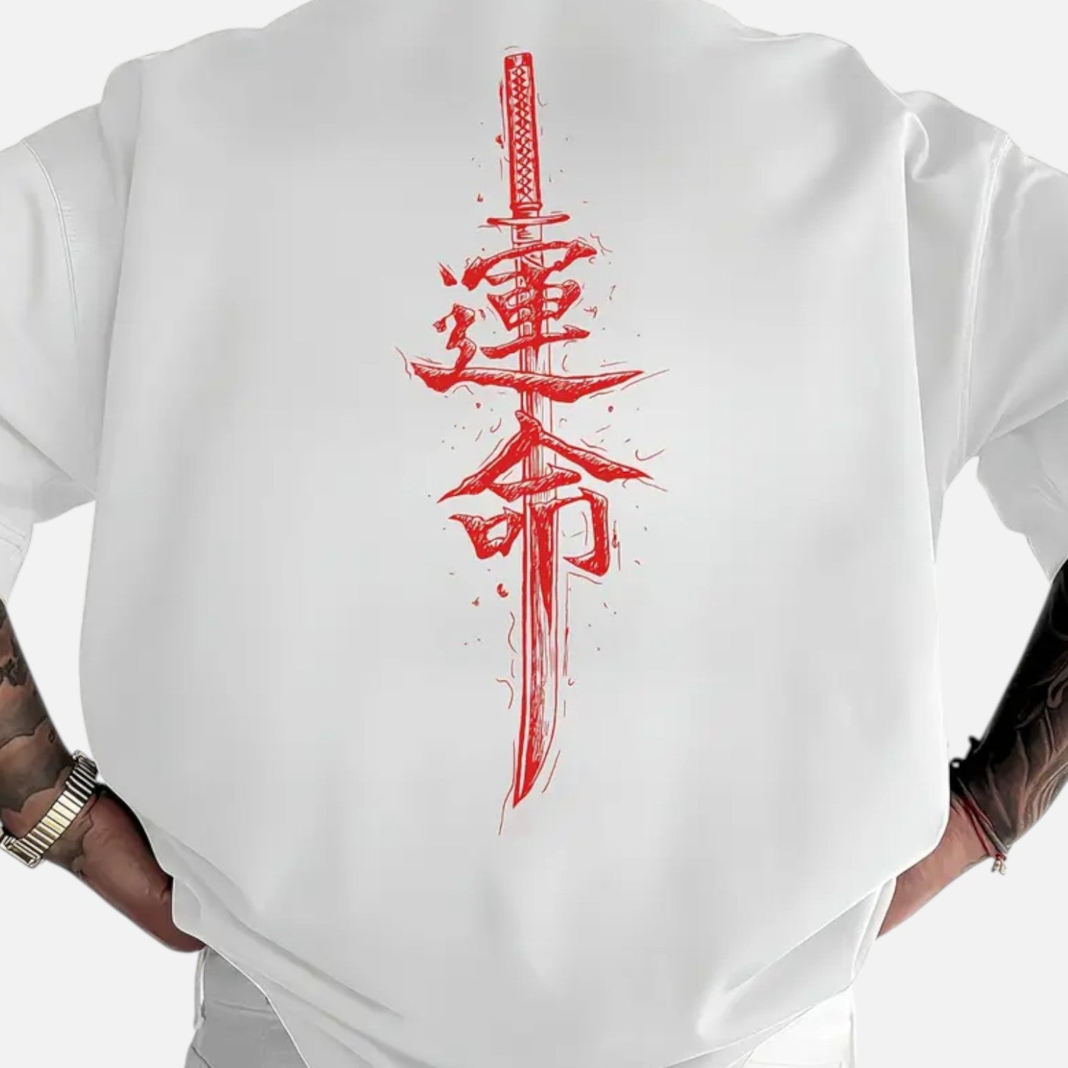 Kozori | Samurai Sword Oversized Graphic Tee