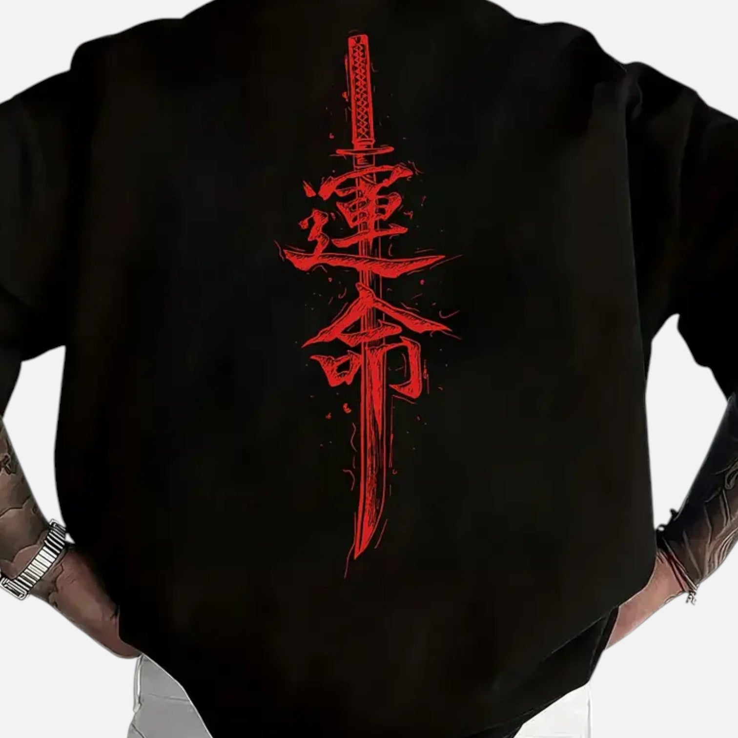 Kozori | Samurai Sword Oversized Graphic Tee