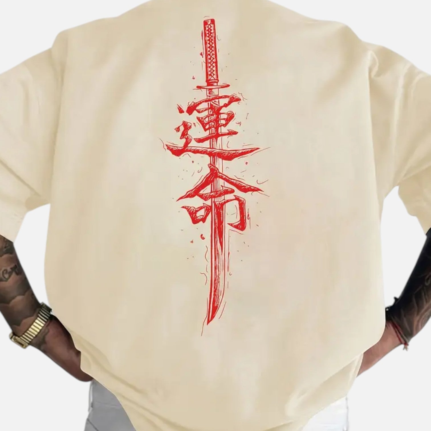Kozori | Samurai Sword Oversized Graphic Tee