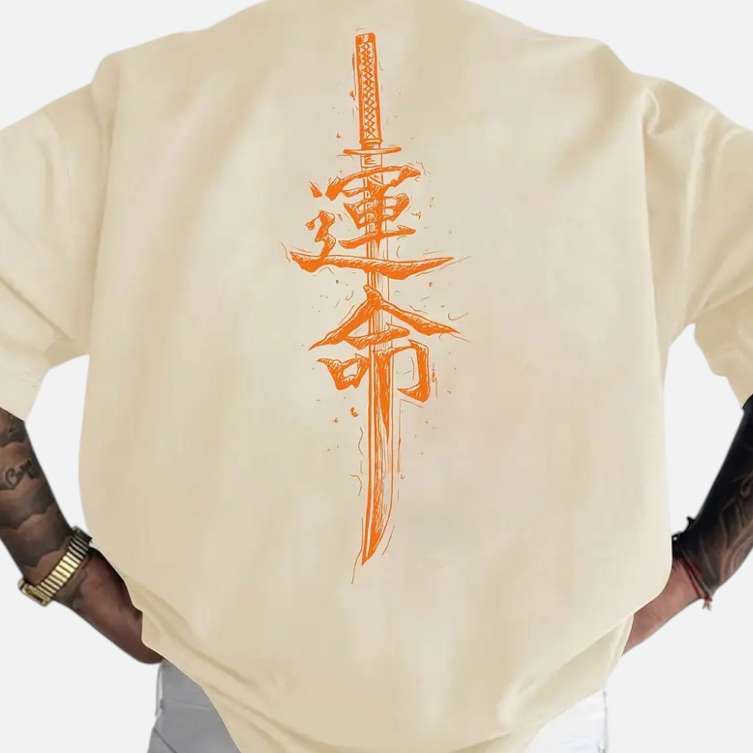 Kozori | Samurai Sword Oversized Graphic Tee