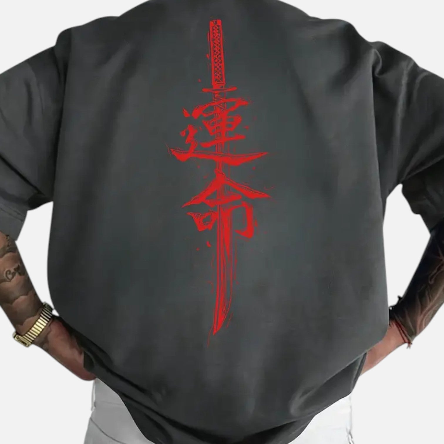 Kozori | Samurai Sword Oversized Graphic Tee