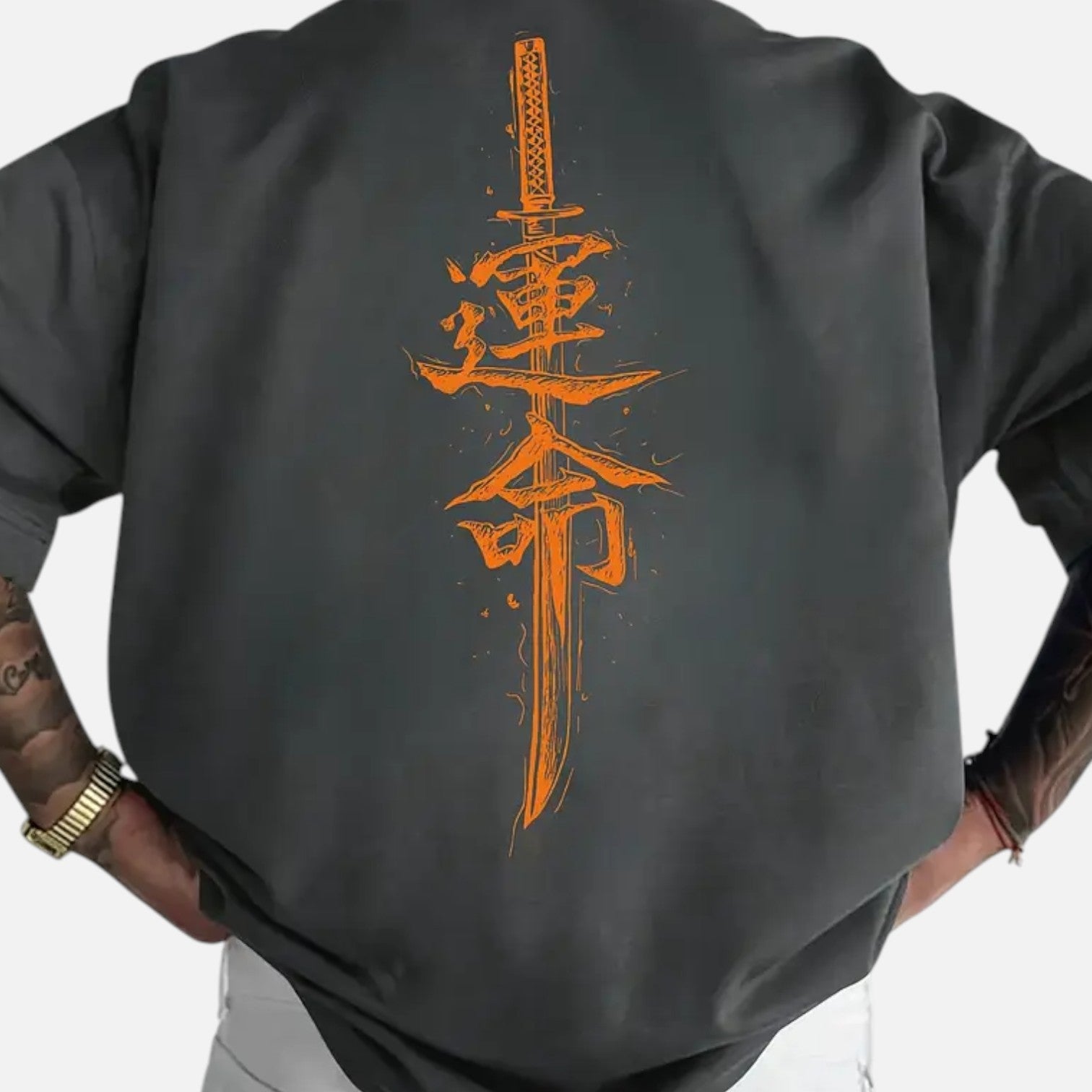Kozori | Samurai Sword Oversized Graphic Tee