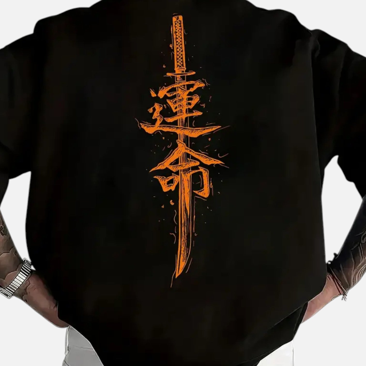 Kozori | Samurai Sword Oversized Graphic Tee