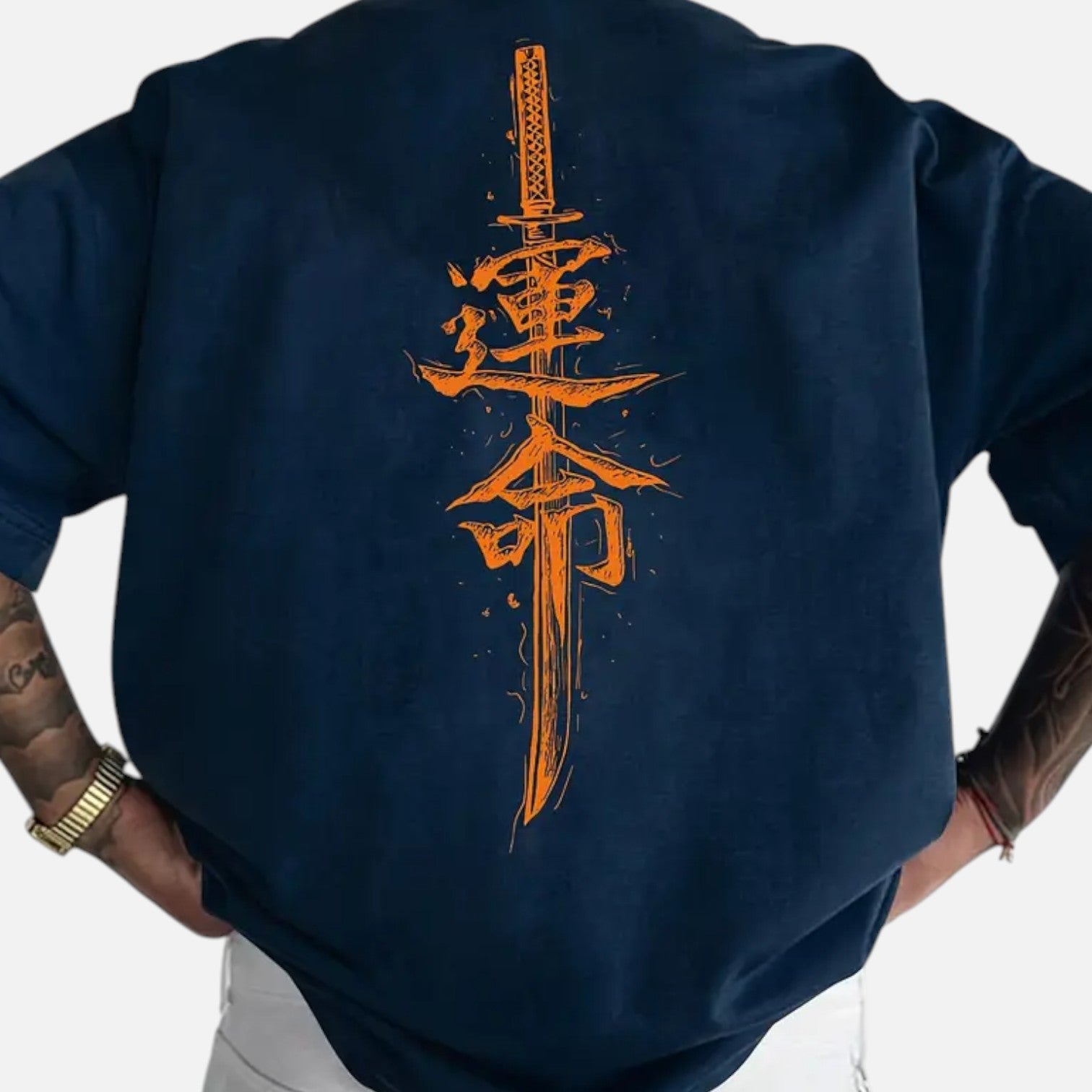Kozori | Samurai Sword Oversized Graphic Tee