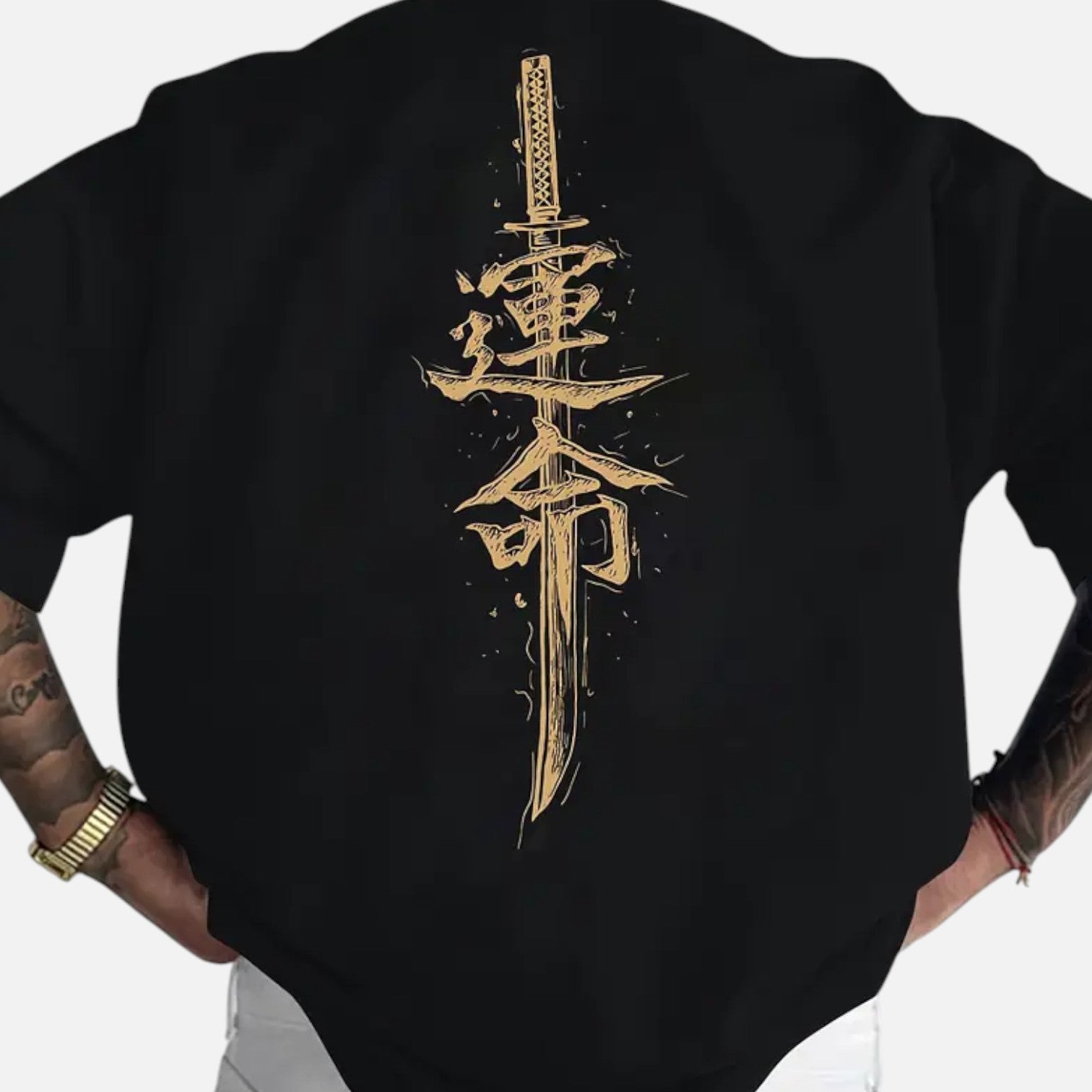 Kozori | Samurai Sword Oversized Graphic Tee