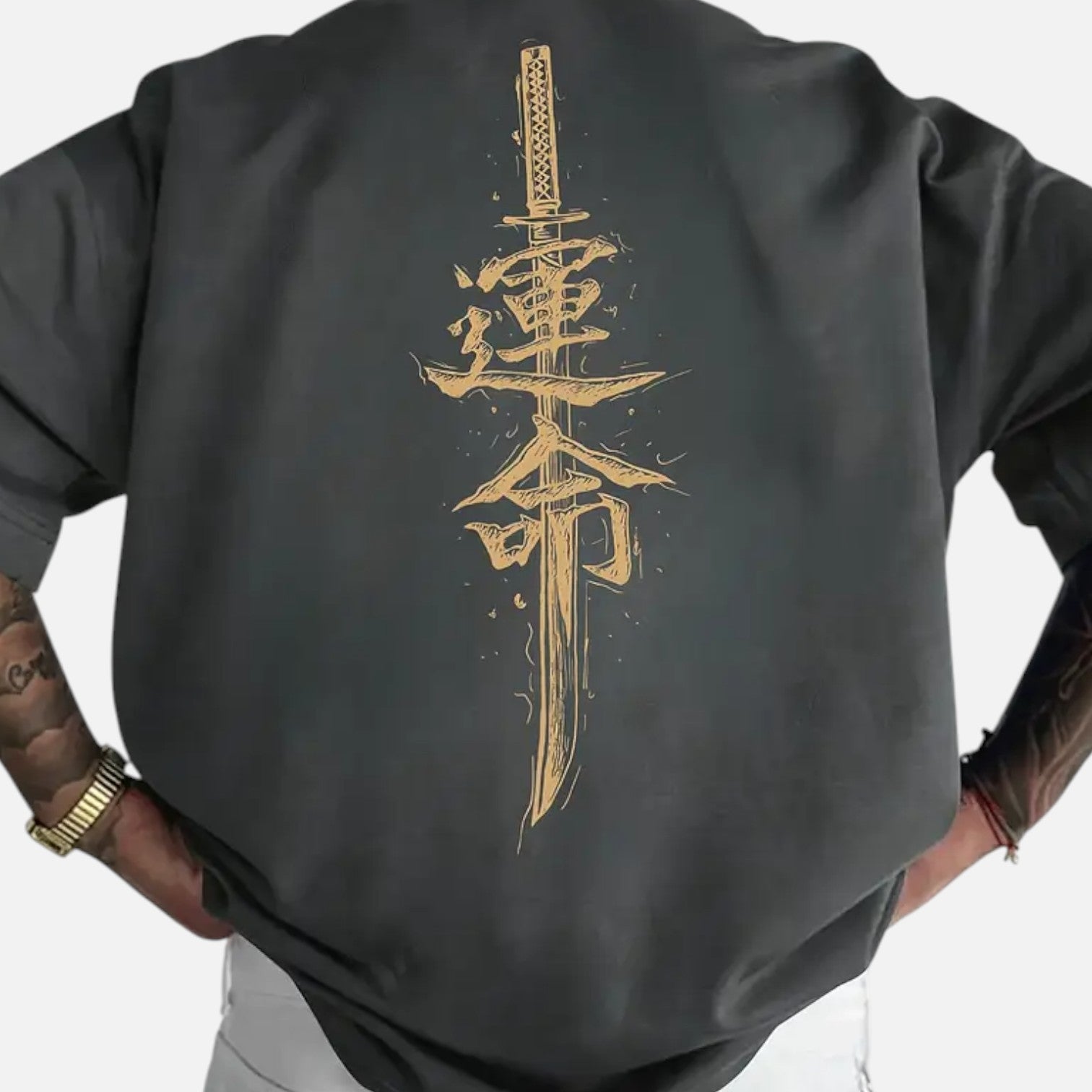 Kozori | Samurai Sword Oversized Graphic Tee