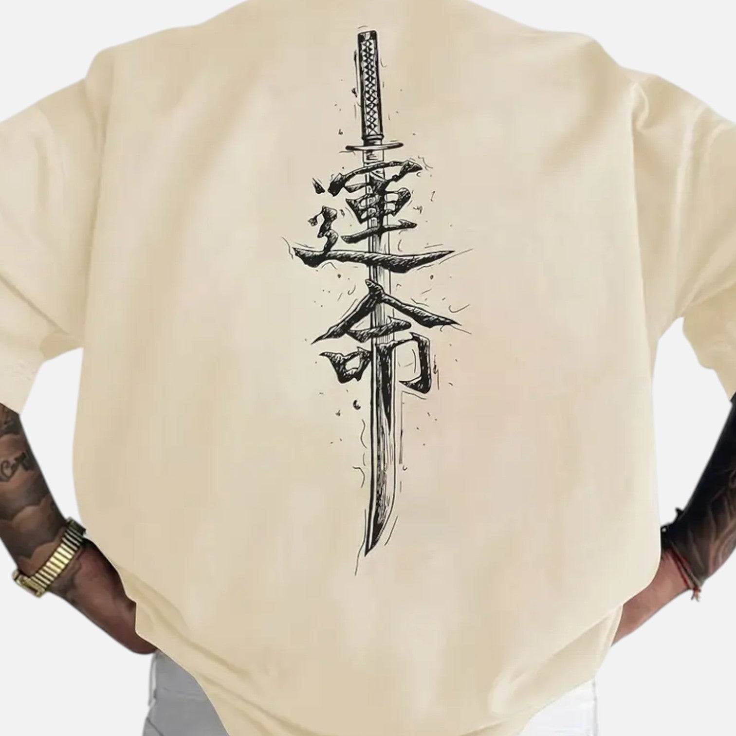 Kozori | Samurai Sword Oversized Graphic Tee